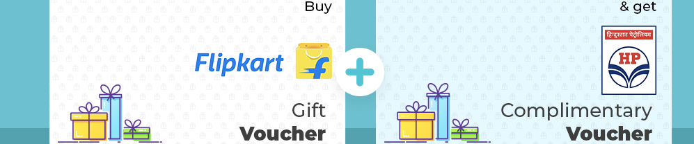 Buy Flipkart Gift Vouchers and Get HP Petro Gift Card