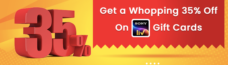 Get a whopping 35% OFF on SonyLiv gift cards